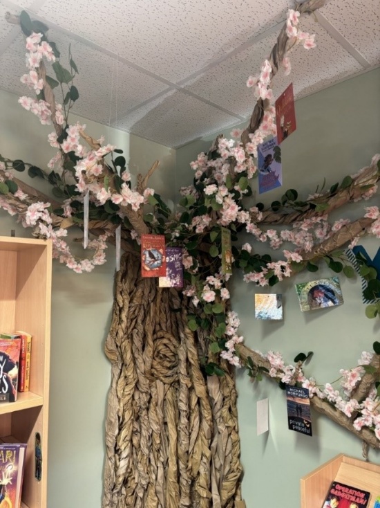 Spring has sprung in the library
